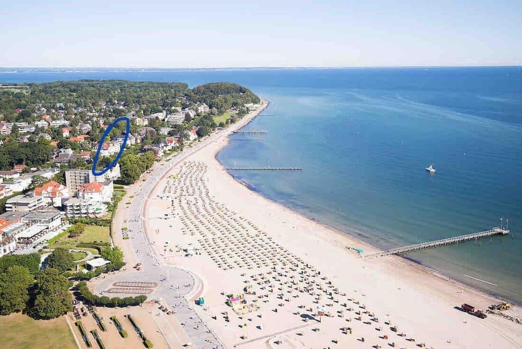 3Sz Penthaus Luna Am Sandstrand Mit Meerblick & Balkon 吕贝克 外观 照片